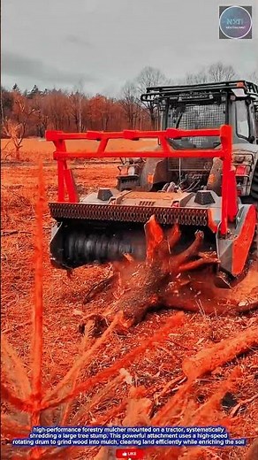 Powerful & Efficient: Forestry Mulcher for Stump Grinding and Land Clearing in Agriculture