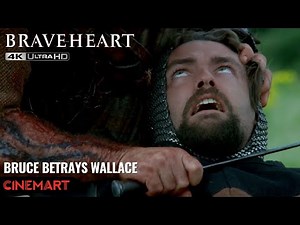 BRAVEHEART (1995) | Bruce betrays Wallace Scene 4K UHD
