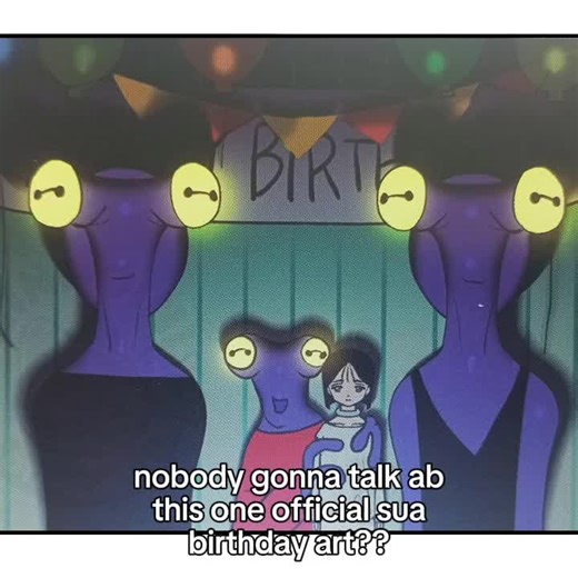 Creepy Alien Art and Birthday Celebrations Unveiled