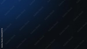 Abstract animated illustration of blurry blue Light Overlay effect on black background