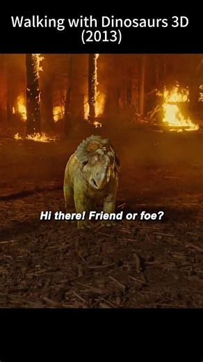 In that big fire, the little dinosaur lost its parents 😢 #shorts #movie
