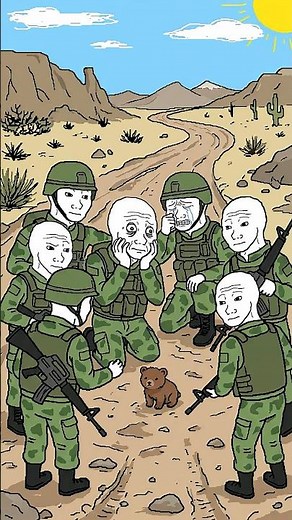 The Bear Who Fought in World War Two! 🐻🎖️ #history #weirdhistory #wojak