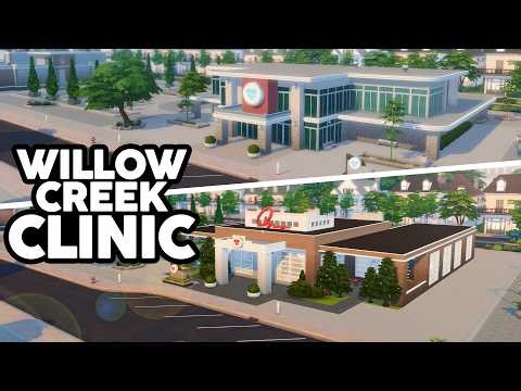 Willow Creek Hospital Renovation // The Sims 4 Speed Build: Renovation