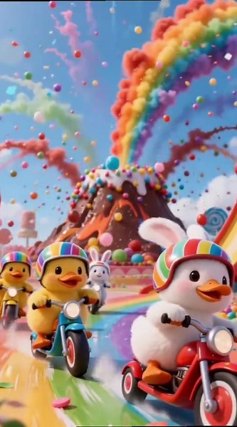 Candy Land Adventure for Kids: Cute Kids & Adorable Animals