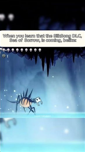 When you learn that the SilkSong DLC is coming belike #hollowknightsilksong
