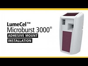 Microburst 3000 with LumeCel Technology Installation Video Adhesive Mount Instructions