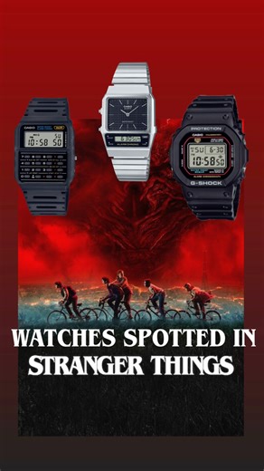 Here is a list of watches featured on Stranger Things #strangerthings #watches subscriber for more❤️