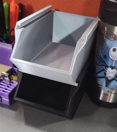 3D Print File: Stackable Storage Bin With Lid (digital Download STL) - Etsy
