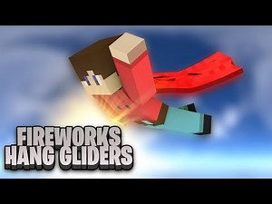How to use the Hang Glider with Fireworks in bloxd.io