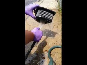 Hayabusa K&n air filter cleaning procedure.