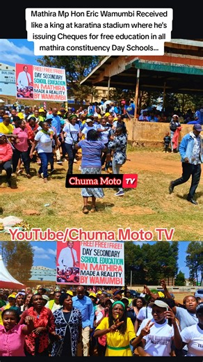 Eric Wamumbi's Initiative at Karatina Stadium for Education