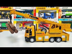 🚛 Toy ASMR | Satisfying Diecast Crane Truck Unboxing | Review Toys
