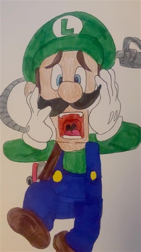 Luigi drawing from Luigi Mansion