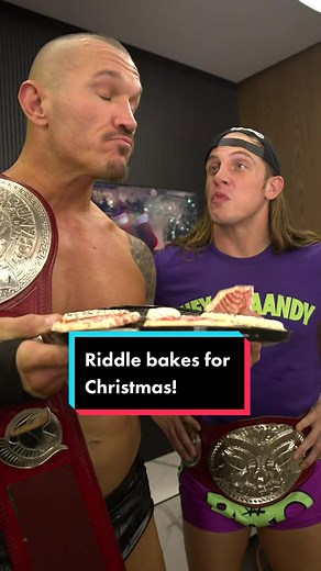 How does @superkingofbrosriddle like to spend the holidays? #WWE #WWEHappyHolidays #RKBro @randyorton