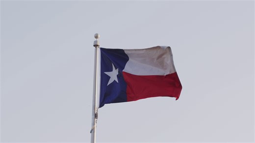 Texas, Flag, 4K. Free Stock Video