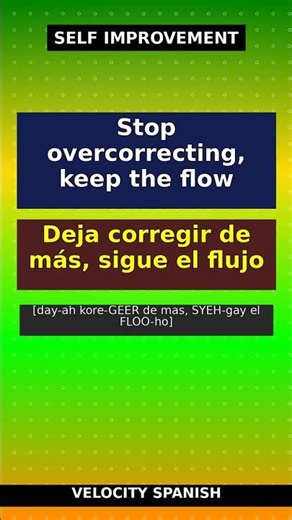 Spanish Learning: 5 Essential Self Improvement Phrases 🇪🇸