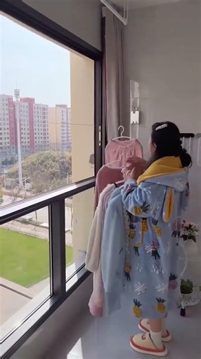 Invisible Retractable Clothesline | No Drilling, Easy Installation