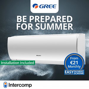 1.2K views | Avoid the summer rush by ordering your Gree Air Conditioner early! ✅ A+++ super energy efficient, super silent operation ✅ 5 years guarantee parts and labour ✅ Installation included  Starting from €21 Monthly  Check out our wide range: https://tinyurl.com/9ddvneaz | Intercomp Malta | Facebook
