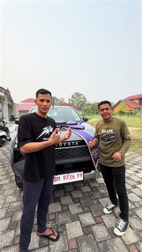 akhirnya kedatangan mobil buat konten mancing dan kamping aku bersama tim @Septriadi toyota pekanbaru @Agung Toyota Arengka