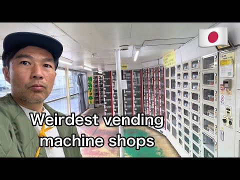 I visited one of Japan’s weirdest vending machine shops.