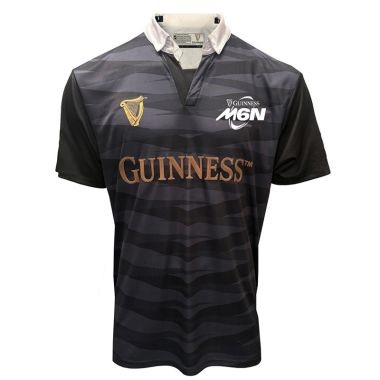 Guinness 6 Nations Rugby Jersey Black / Gold