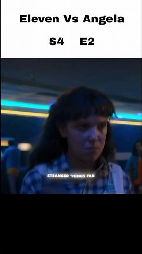 Eleven Vs Angela S4 E2🔥☠️ #strangerthings #elevenhopper #edit