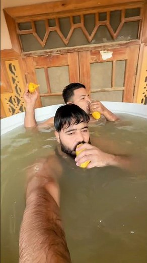 Water tinky swimming pool 😂🥵🫠