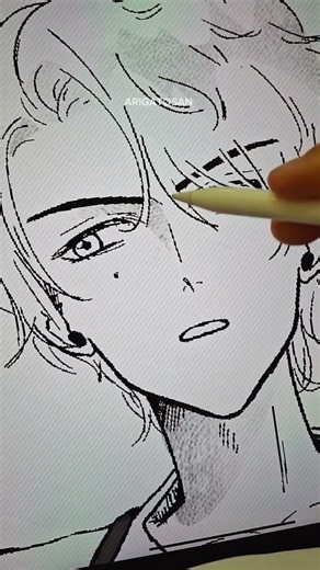 HOW I DO LAZY SCREETONE🫩 #arttutorial #originacharacter #mangadrawing #comic #procreate #tutorial