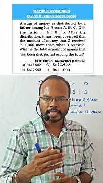 RATIO AND PROPORTION Tricks in 10 Minutes ⚡ Best Method for TNPSC Group 1, 2, 4 Exams