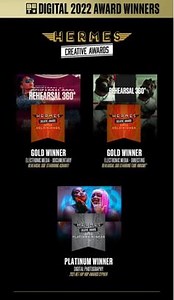 16K views · 248 reactions | More Wins  BET Digital takes homes multiple 2022 Hermès Creative Awards: Gold Award • Rehearsal 360 Starring @ashanti and @tobenwigwe ✨ Platinum Awards • @hiphopawards photography Shout out to our amazing talent, we couldn’t do this without you. | BET | Facebook