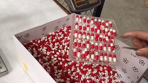 30 Count Capsule Counting Tray with Handle, Acrylic Capsule Holding Tray Medicine Pill Organizer Capsule Tablet Holding Counter Tray for Pills Tablets Vitamins