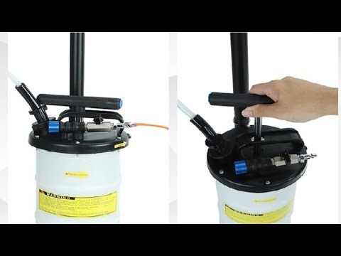 EASYBERG Pneumatic Manual 6 5L Oil Extractor Oil Changer Vacuum Review, Overall a good dual function