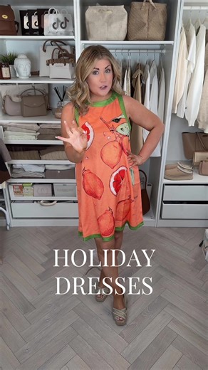 3 Print Shift Dress: Perfect Holiday Outfit Inspiration