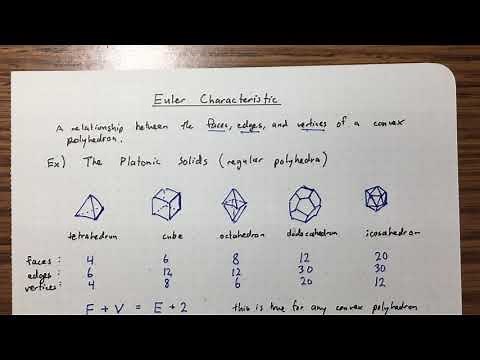 Lecture 16 - Euler characteristic