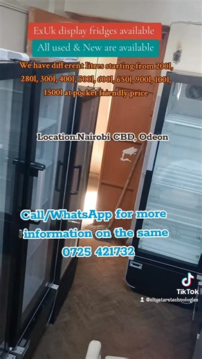 ❄️ Upgrade Your Business with Quality Display Fridges & Freezers! ❄️ In any business dealing with food, drinks, or perishables, the right refrigeration isn’t just a convenience—it’s a necessity. Whether you're running a mini-market, hotel, supermarket, bar, cosmetics store, butchery, bakery, or café, the way you preserve and display your products directly affects your sales. At Citystars Technologies, we supply high-quality display fridges and freezers tailored for all types of businesses. From 