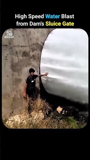Extreme High-Speed Water from Sluice Gates