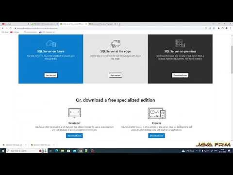How to download Microsoft SQL Server 2022 Express Edition installation setup file