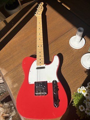 Fender Made in Japan Limited International Color Telecaster Electric Morocco Red | eBay