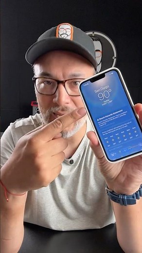 How hot! Does your iPhone tell you if it's normal or not? With the weather app!