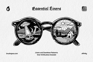 Essential Liner Affinity Brushes - Etsy