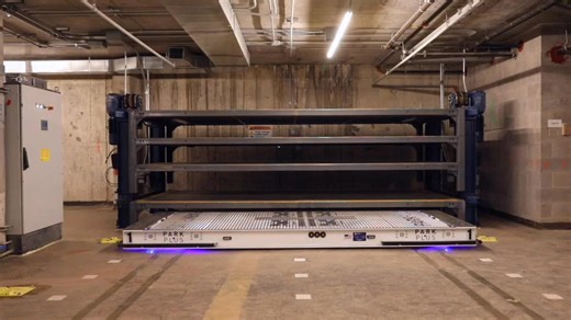 The ParkPlus AGV (Automated Guided Vehicle) Automated Parking system....