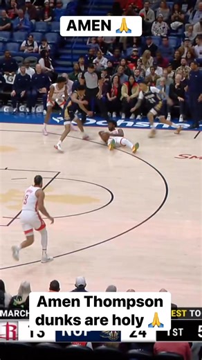 9.4K views · 111 reactions | 1 minute and 12 seconds of AMEN THOMPSON DUNKS!  | Open Court | Facebook