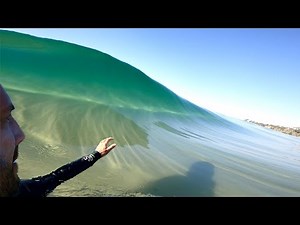 Chasing JELLO slabs and glassy WEIRD WAVES ! *Oddly Satisfying*