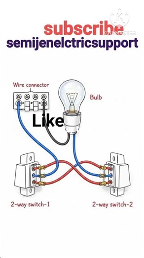 Two Way Switch Connection Explained | Complete Wiring Guide for Home Switches 2026 #electrical