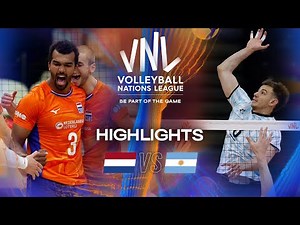 Netherlands 🇳🇱 vs. Argentina 🇦🇷 - Highlights | Week 2 | Men's VNL 2025