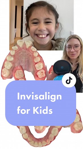 Invisalign® treatment is for kids too and it works! Look at this amazing smile transformation! @Invisalign #InvisalignPartner #Invisalign #smilesquad
