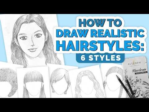 How to Draw Realistic Hair | Beginner Drawing Tips for Artists, Journalers & Mixed Media Crafters
