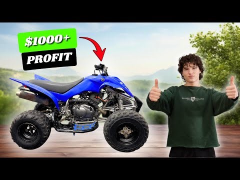How I Made OVER 1k PROFIT FLIPPING an ATV! (EASY)