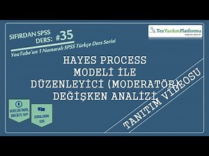 SPSS Lesson 35 from Scratch: Moderator Variable Analysis with Hayes PROCESS Model - INTRODUCTION