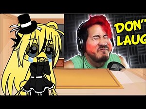 FNAF 1 reacts to Try Not To Laugh Challenge By: Markiplier